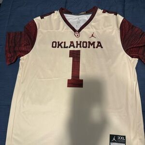 Oklahoma Jersey with Crimson Accents